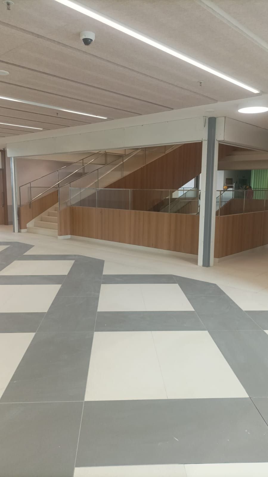 Campus corridors and stairs