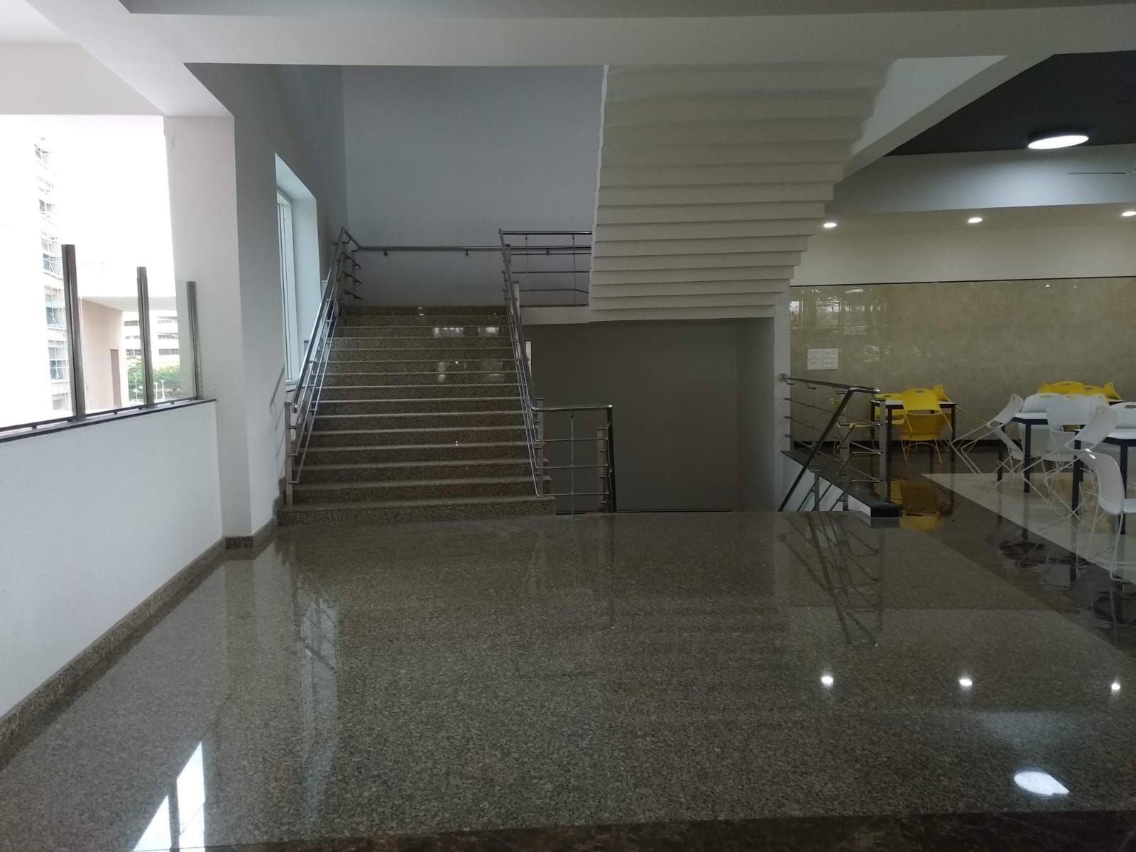 Campus corridors and stairs